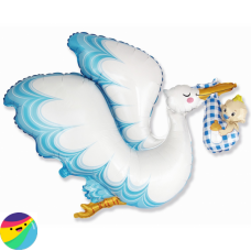 Folija balon - Štorklja modra